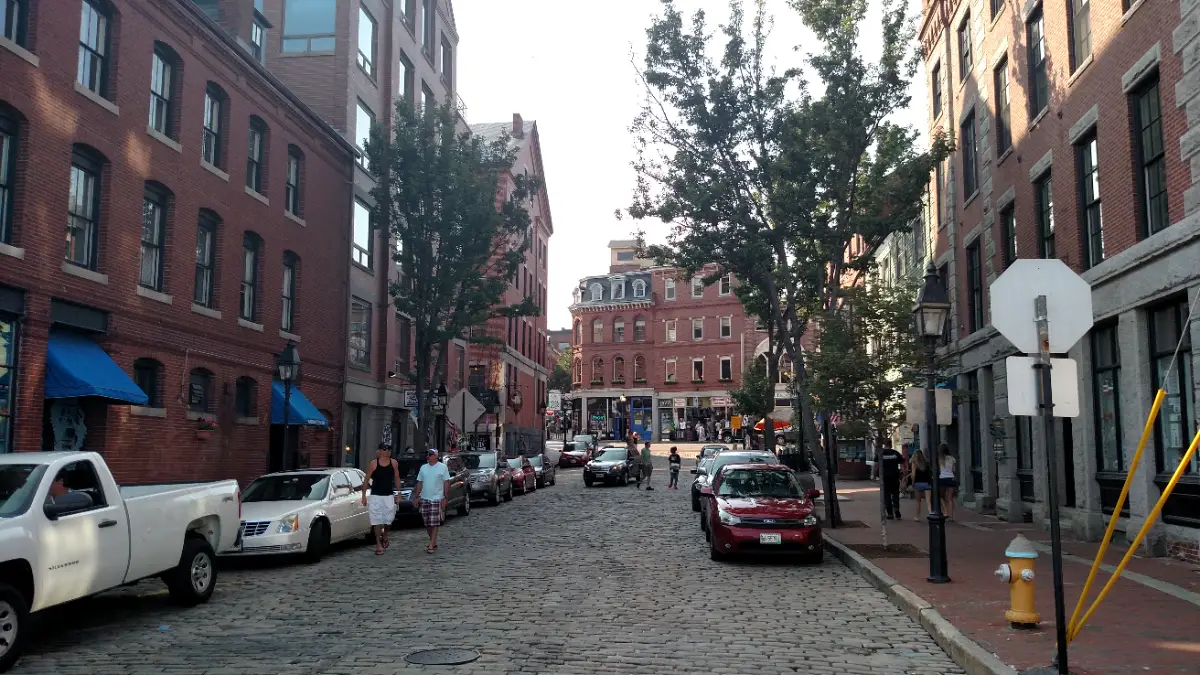 East Coast Summer Vacation: 16 Towns, Maine to Florida 5 Old Port Portland Maine cobblestone street